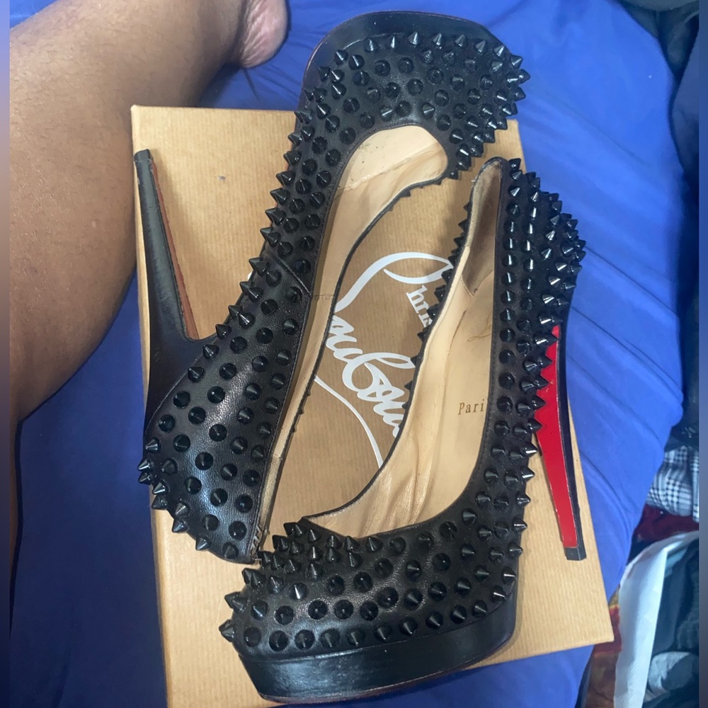 Christian Louboutin Spiked Platform Heels